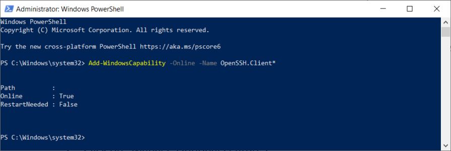 Как подключиться по ssh из windows powershell